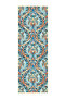 Turquoise Shahrazad Pattern Sura Silk Shawl - 2