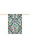 Turquoise Shahrazad Pattern Sura Silk Shawl