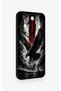 Honor Magic 8 Lite Compatible Black Eagle Pattern Silicone Case - 3