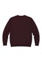 Men's Large Size Burgundy Crew Neck Motif Knitwear Sweater 3Xl-4Xl-5Xl-6Xl - 5