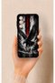 Samsung M34 Compatible Black Eagle Patterned Silicone Case