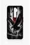 Oppo A5 2020 Compatible Black Eagle Patterned Silicone Case - 2