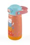 Girl's 420 ml Stainless Steel School Thermos Water Bottle with Straw - Orange - with Silicone Carrying Strap 60037 - 7