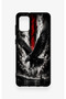 Samsung A31 Compatible Black Eagle Patterned Silicone Case - 2