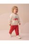 Cotton Baby Girl 2-Piece Set with Plaid Pants