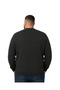 Men's Large Size Khaki Crew Neck Motif Knitwear Sweater 3Xl-4Xl-5Xl-6Xl - 3