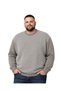 Men's Large Size Mink Crew Neck Motif Knitwear Sweater 3Xl-4Xl-5Xl-6Xl