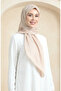 Plain Crystal Scarf 70252-37 Light Beige