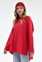 Nilda Slim Sweatshirt Red - 5