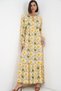Bdart Tropical Patterned Viscose Long Dress - 3