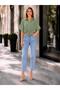 Women's Tie-Front Midi Length Viscose Fabric Shirt with Details