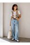 Elara Embroidered Tie-Up Vest Women's Cream - Blue - 4