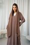 Elegant Buttoned Abaya