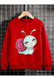 Children's Crew Neck Printed Sweatshirt