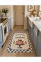 Eta Written and Thematic Modern Woven Base Decorative Carpet Eta4165 - 2