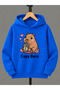 Children's Hooded Printed Sweatshirt
