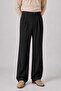 Battal Size Men's Black Fabric Trousers Wide Leg Oversize Comfortable Fit - 6