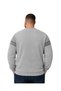 Men's Large Size Gray Crew Neck Ufuk Knitwear Sweater 5Xl-6Xl-7Xl-8Xl - 3