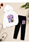 Girl's Crew Neck Sweatshirt and Leggings Set
