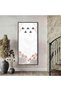 Clothes and Abaya Hanging Board - Silver Frame
