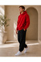 Oversize Hoodie Black Jogger Pants 2-Piece Tracksuit Set - 2