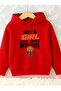 Children's Hooded Printed Sweatshirt