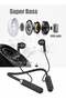 Wireless Bluetooth Neckband Earphones, Deep Bass Neck Headset, Clear Call Mic, Long Playtime Sports Neckband Earbuds Universal for Smartphones Black - 3