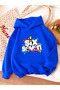 Children's Hooded Printed Sweatshirt