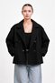 New Season Bsk Model Women's Midi Length Water Repellent Oversize Trench Coat