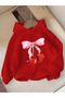 Children's Hooded Printed Sweatshirt