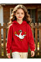 Children's Hooded Printed Sweatshirt