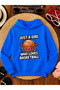Children's Hooded Printed Sweatshirt