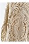 Mabel Mandala Motif Openwork Crochet Sweater Women's Cream - 4