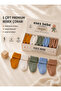 Organic Cotton Unisex 5-Piece Boxed Premium Newborn Baby Socks - 3