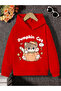 Children's Hooded Printed Sweatshirt
