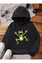 Children's Hooded Printed Sweatshirt