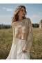 Mabel Mandala Motif Openwork Crochet Sweater Women's Cream - 2