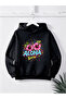 Children's Hooded Printed Sweatshirt