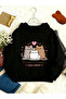 Children's Hooded Printed Sweatshirt