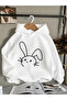 Children's Hooded Printed Sweatshirt