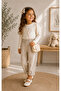 100% Cotton Children's Long Sleeve Basic Badi – Girls Boys White & Cream - 4