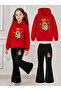 Girl's Hooded Sweatshirt and Spanish-Cut Leggings Set