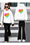 Girl's Hooded Sweatshirt and Spanish-Cut Leggings Set