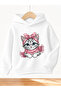 Children's Hooded Printed Sweatshirt