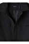 Ozmarka New Season Navy Blue Regular Fit Shirt Collar Men's Coat - 7