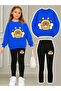Girl's Crew Neck Sweatshirt and Leggings Set