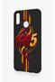 Huawei P20 Lite Compatible Yellow Red Ivy Patterned Silicone Case - 4