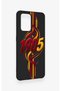 Oppo-A74 Compatible Yellow Red Ivy Patterned Silicone Case - 3