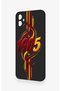 Samsung A05 Compatible Yellow Red Ivy Patterned Silicone Case - 4