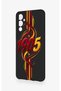 Tecno Pova Neo 4 Compatible Yellow Red Ivy Patterned Silicone Case - 4